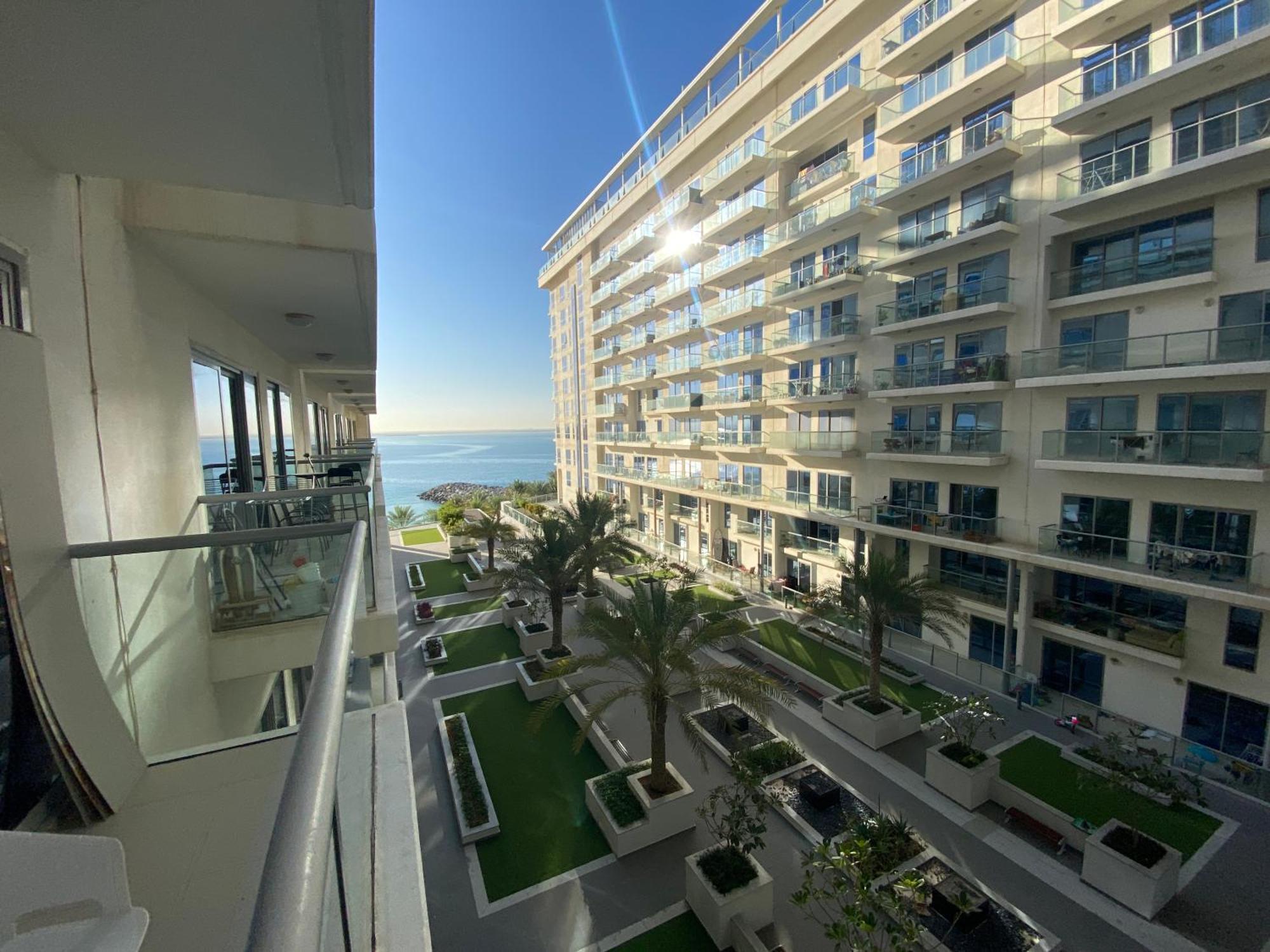 Marjan Island Beautiful Apartment Sea Side View Beach Luxury Rooms Ras Al Khaimah Uae Bagian luar foto
